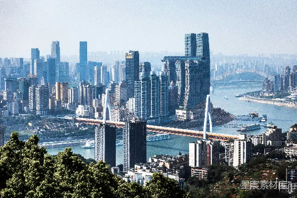 高清摄影 重庆渝中区城市天际线