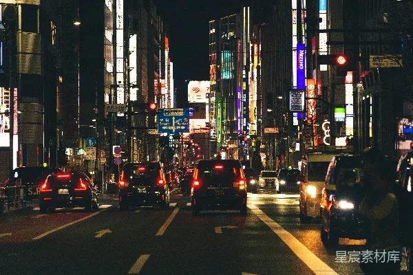 高清摄影 东京街头夜景