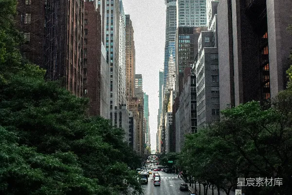 高清摄影 纽约曼哈顿的摩天大楼