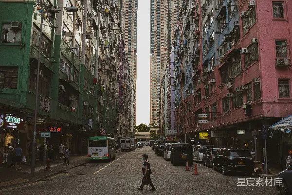 高清摄影 香港街景：繁忙与静谧的对比