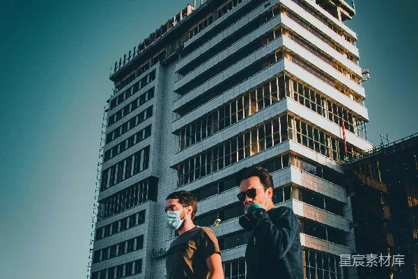 高清摄影 城市中的建筑工地
