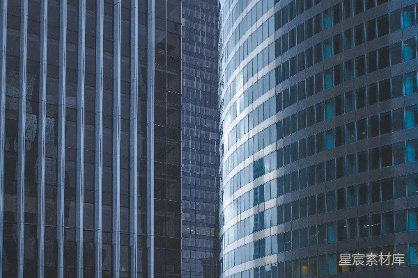 高清摄影 几座紧挨着的高建筑
