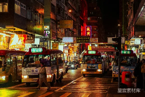 高清摄影 香港夜市街景