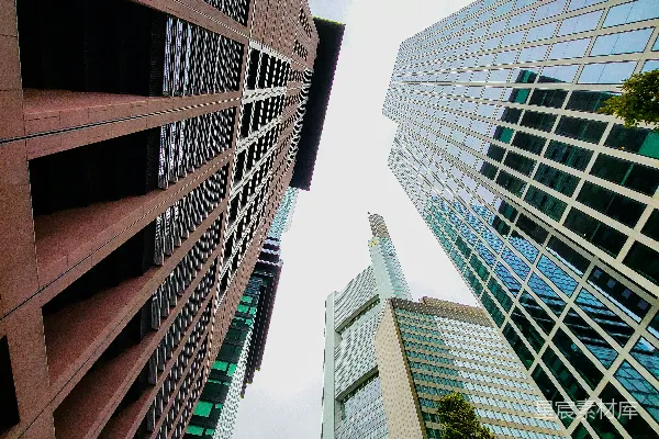 高清摄影 仰视摩天大楼