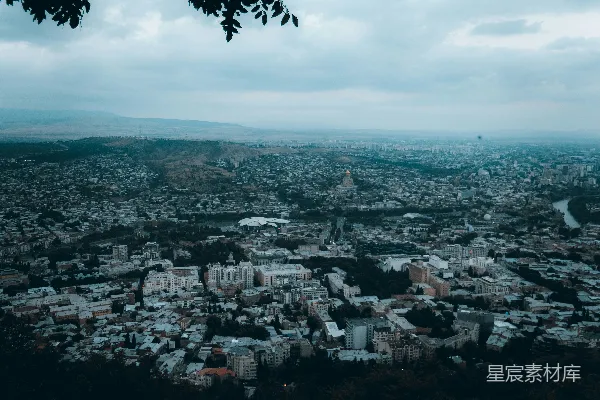 高清摄影 俯瞰城市全景
