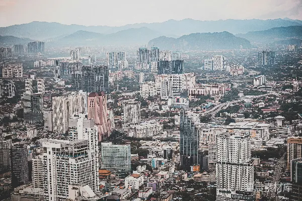 高清摄影 城市全景俯瞰