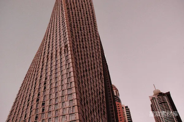 高清摄影 现代摩天大楼的宏伟景象
