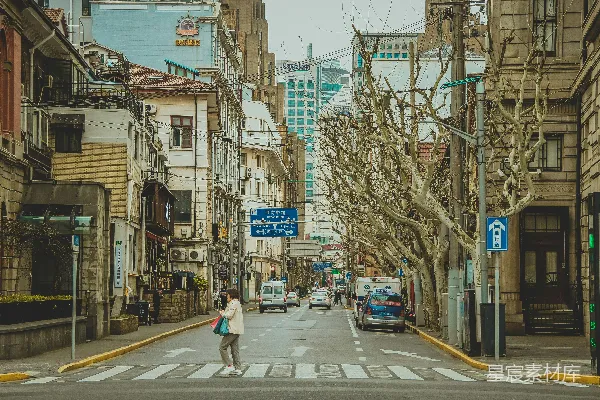 高清摄影 上海弄堂里的冬日清晨