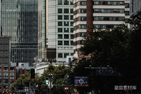 高清摄影 上海城市街景