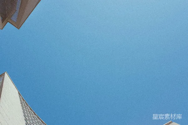 高清摄影 现代建筑下的蓝天