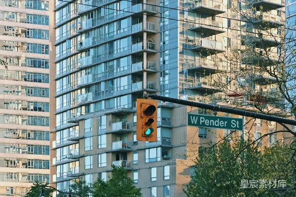 高清摄影 城市街景：W Pender St