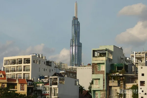 高清摄影 胡志明市天际线