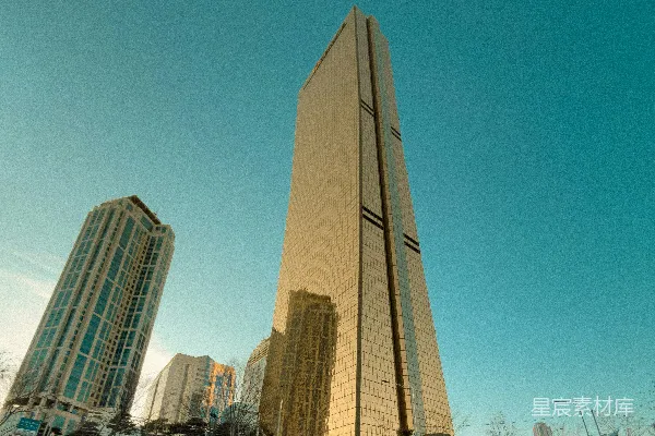 高清摄影 城市中的摩天大楼