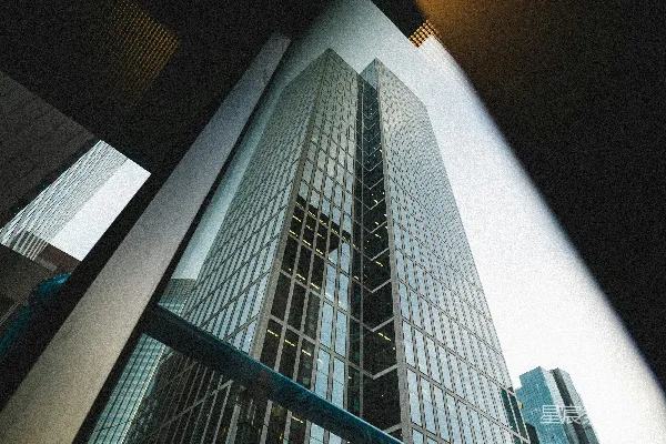 高清摄影 城市天际线的几何构图