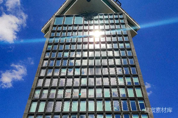 高清摄影 现代建筑与蓝天