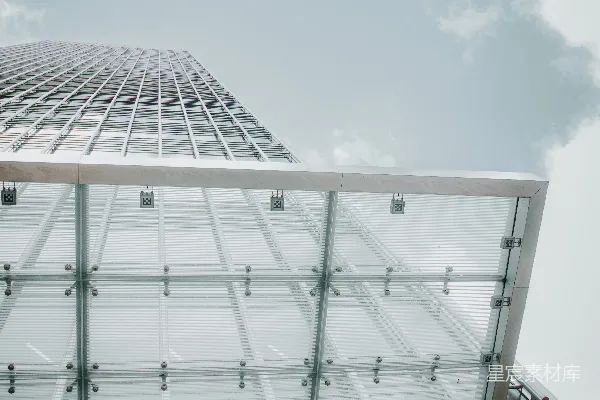 高清摄影 现代玻璃建筑俯视图