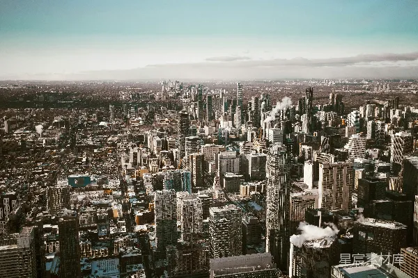 高清摄影 城市全景俯瞰
