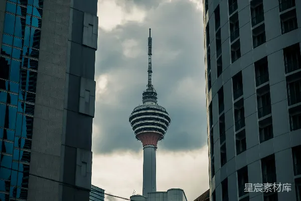 高清摄影 吉隆坡塔：城市天际线
