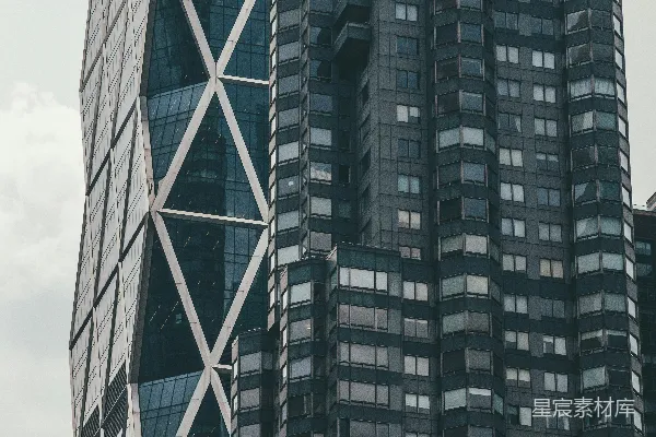 高清摄影 现代都市的几何建筑