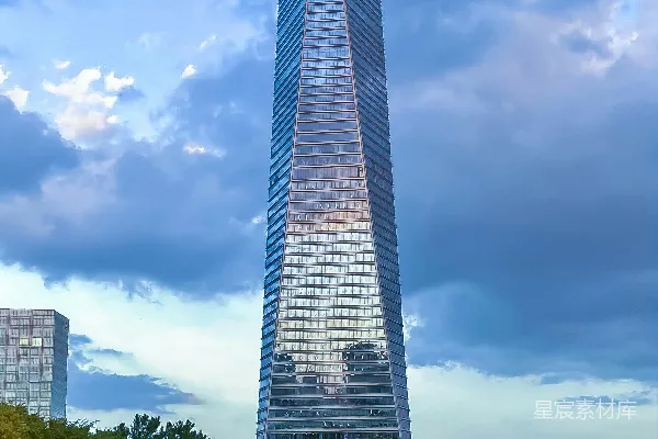 高清摄影 现代都市中的摩天大楼