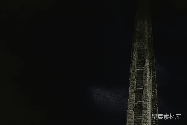 高清摄影 夜幕下的摩天大楼