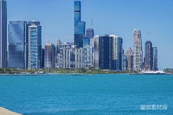 高清摄影 芝加哥天际线