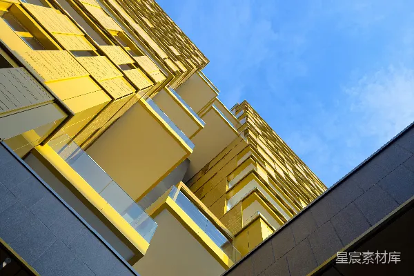 高清摄影 现代建筑与蓝天