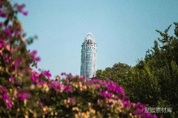 高清摄影 城市与自然的和谐