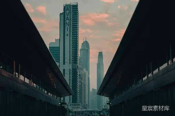 高清摄影 都市中的宁静时刻