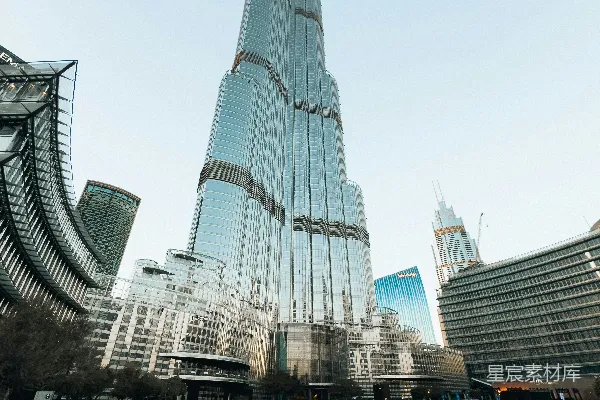 高清摄影 迪拜哈利法塔