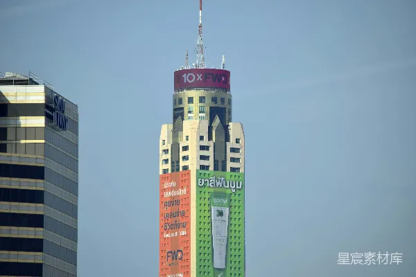高清摄影 高楼大厦广告牌