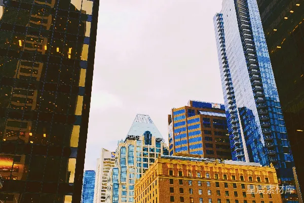 高清摄影 摩天大楼中的城市风景