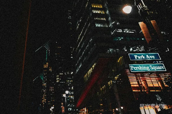 高清摄影 夜幕下的曼哈顿