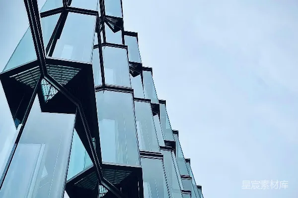 高清摄影 现代玻璃建筑的几何之美