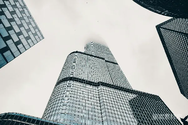 高清摄影 摩天大楼的仰望视角