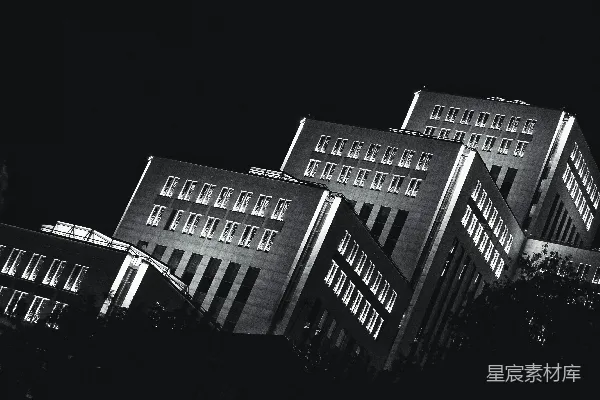 高清摄影 夜晚的建筑群