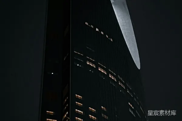 高清摄影 夜晚的摩天大楼