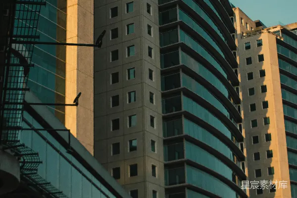 高清摄影 现代城市建筑剪影