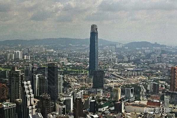 高清摄影 吉隆坡天际线与最高建筑