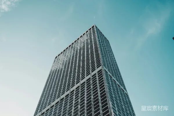 高清摄影 摩天大楼与蓝天