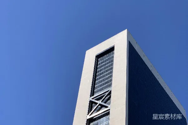 高清摄影 现代摩天大楼与蓝天