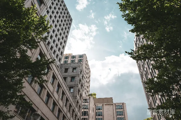 高清摄影 现代都市的建筑与自然