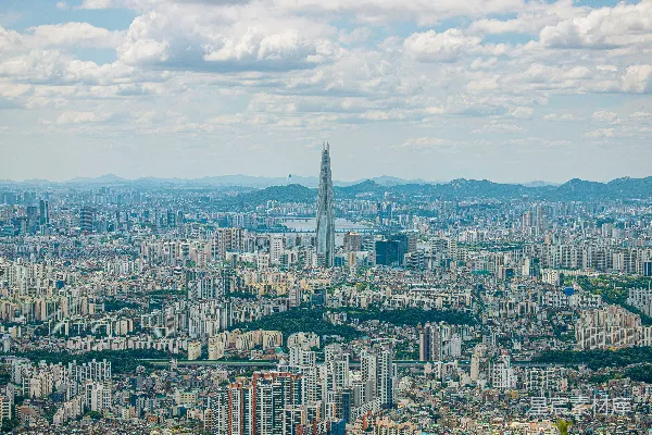 高清摄影 首尔城市全景