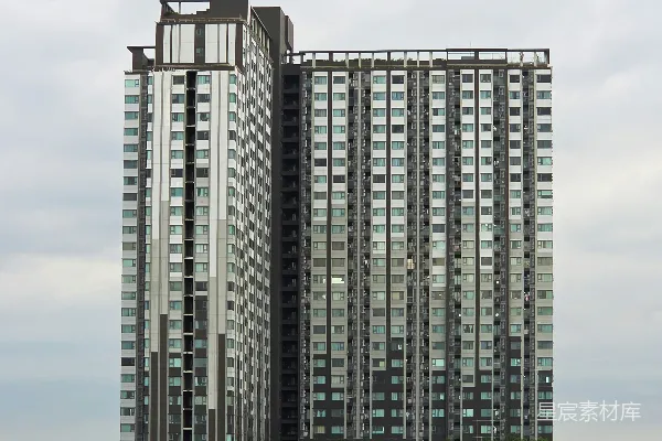 高清摄影 现代化高层住宅楼