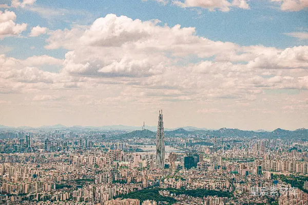 高清摄影 首尔城市全景
