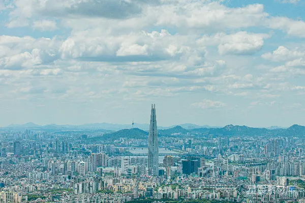 高清摄影 首尔城市全景