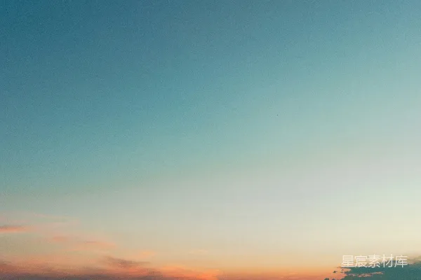 高清摄影 日落时的城市全景