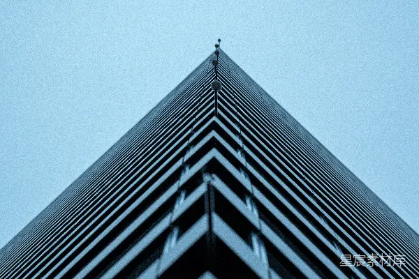 高清摄影 仰视摩天大楼的现代都市风景