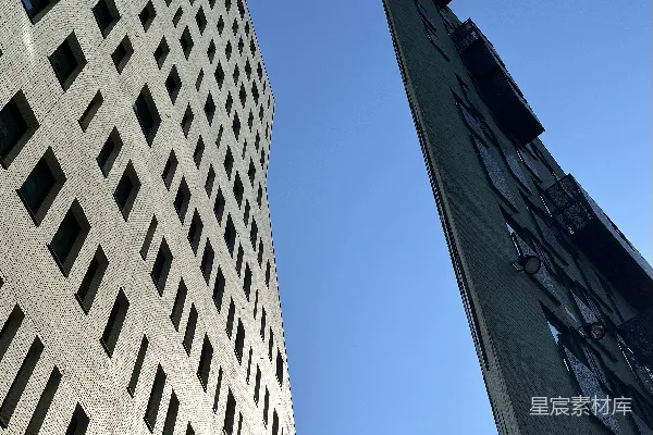 高清摄影 现代建筑的雄伟与对比