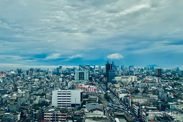 高清摄影 城市全景俯瞰